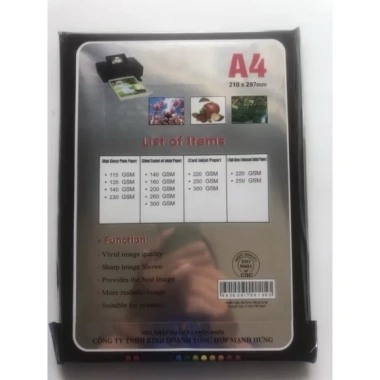 Tập Giấy In Ảnh Epson DL115 100 tờ - Chỉ 78.000đ, in ảnh sắc nét, chất lượng cao 2