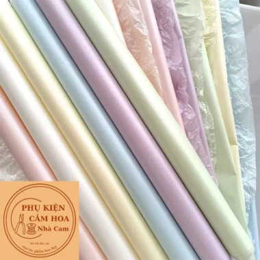 Tập Giấy Nhăn Gói Hoa Ngọc Trai, Mếch Nến – Phụ Kiện Cắm Hoa Nhà Cam, Giá 13.900₫ 3 Tập Giấy Nhăn Gói Hoa Ngọc Trai, Mếch Nến – Phụ Kiện Cắm Hoa Nhà Cam, Giá 13.900₫ 3