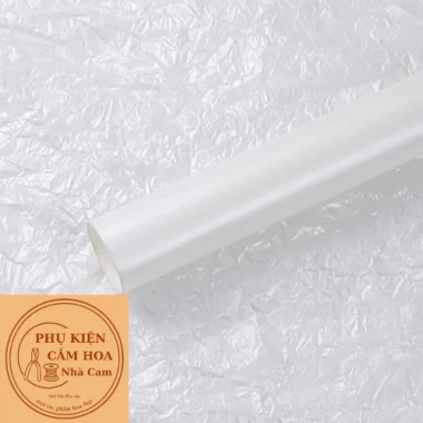 Tập Giấy Nhăn Gói Hoa Ngọc Trai, Mếch Nến – Phụ Kiện Cắm Hoa Nhà Cam, Giá 13.900₫
