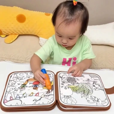Tập tô màu ma thuật bóc dán 10 trang 2 mặt 2 cách chơi - Giá chỉ 85.000₫