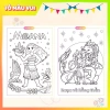 Tập tranh tô màu công chúa Disney giấy dày A4/A5 - Đồ chơi giáo dục cho bé gái 5