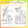 Tập tranh tô màu công chúa Disney giấy dày A4/A5 - Đồ chơi giáo dục cho bé gái 7