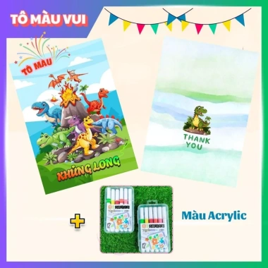 Tập tranh tô màu Khủng Long Siêu To - Giá ưu đãi 39.200đ, sáng tạo cho bé 10 Tập tranh tô màu Khủng Long Siêu To - Giá ưu đãi 39.200đ, sáng tạo cho bé 10