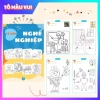 Tập Tranh Tô Màu Nghề Nghiệp 20 Mẫu Sáng Tạo - Khám Phá Ước Mơ Tương Lai cho Bé, Giá 39.200đ