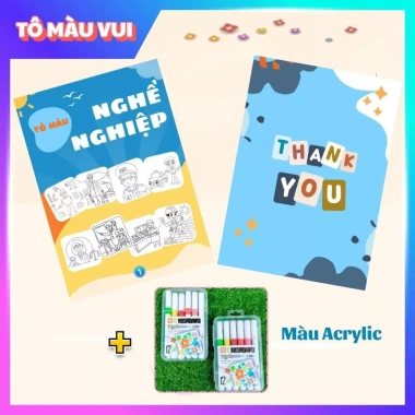 Tập Tranh Tô Màu Nghề Nghiệp 20 Mẫu Sáng Tạo - Khám Phá Ước Mơ Tương Lai cho Bé, Giá 39.200đ 10 Tập Tranh Tô Màu Nghề Nghiệp 20 Mẫu Sáng Tạo - Khám Phá Ước Mơ Tương Lai cho Bé, Giá 39.200đ 10
