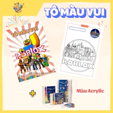 Tập Tranh Tô Màu Roblox - Đồ Chơi Mỹ Thuật Thủ Công Giá Ưu Đãi 39.200 VNĐ