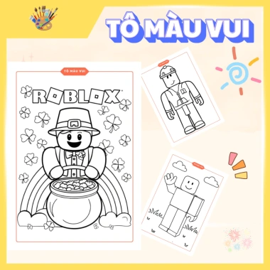 Tập Tranh Tô Màu Roblox - Đồ Chơi Mỹ Thuật Thủ Công Giá Ưu Đãi 39.200 VNĐ