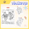 Tập Tranh Tô Màu Roblox - Đồ Chơi Mỹ Thuật Thủ Công Giá Ưu Đãi 39.200 VNĐ 9