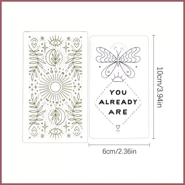 Tarot Cheat Sheet - Bộ thẻ phụ trợ trò chơi, thiền, đọc sách phiêu lưu, giảm giá 20% chỉ 75.600₫ 5