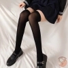 Tất bắp chân trơn Đen Trắng Lolita Học sinh Nhật Bản, ống dài qua đầu gối, 13.900đ 8