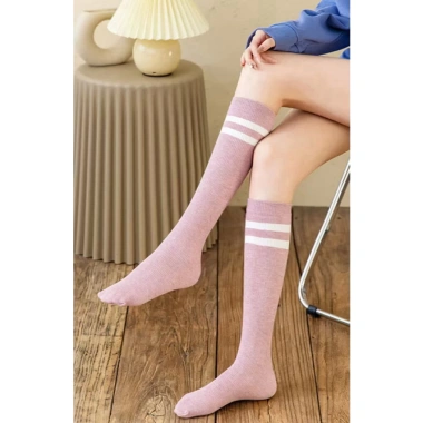 Tất bắp đùi kẻ sọc dưới gối nữ thời trang, siêu thoải mái - Giảm giá 55k