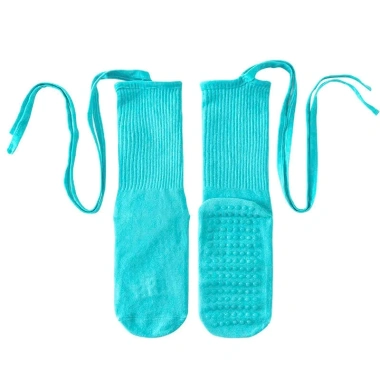 Tất cao cổ buộc dây vớ yoga nữ - cotton thoáng khí, chống trượt, co giãn, 65.000 VND 6 Tất cao cổ buộc dây vớ yoga nữ - cotton thoáng khí, chống trượt, co giãn, 65.000 VND 6