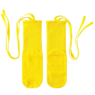 Tất cao cổ buộc dây vớ yoga nữ - cotton thoáng khí, chống trượt, co giãn, 65.000 VND