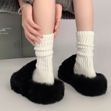 Tất Cao Cổ Nữ Cotton Nhún Mềm Mịn TA40 Giá 15.000 Độ bám cao, Thoải mái suốt ngày 3