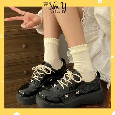 Tất cao cổ trắng tiểu thư nữ, cổ phối viền bèo siêu hot - Giá chỉ 15.000đ