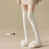 Tất cao đầu gối KANNERT cotton, giữ ấm, dài bó sát, màu trơn thời trang thu đông 4