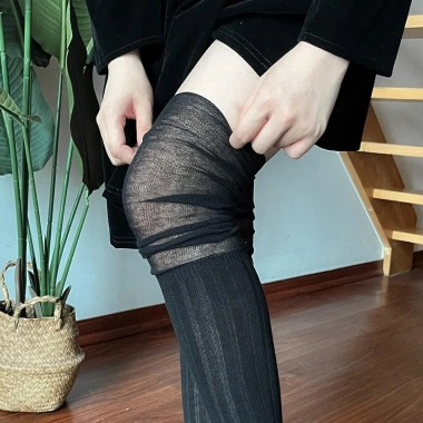 Tất cao đầu gối KANNERT cotton, giữ ấm, dài bó sát, màu trơn thời trang thu đông 5 Tất cao đầu gối KANNERT cotton, giữ ấm, dài bó sát, màu trơn thời trang thu đông 5