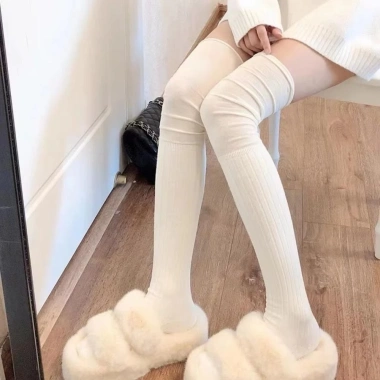 Tất cao đầu gối KANNERT cotton, giữ ấm, dài bó sát, màu trơn thời trang thu đông 8 Tất cao đầu gối KANNERT cotton, giữ ấm, dài bó sát, màu trơn thời trang thu đông 8