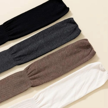 Tất cao đầu gối KANNERT cotton, giữ ấm, dài bó sát, màu trơn thời trang thu đông