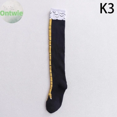 Tất chân cotton con gà ngộ nghĩnh họa tiết 3D trên đầu gối - Giá giảm 54.108₫ 9