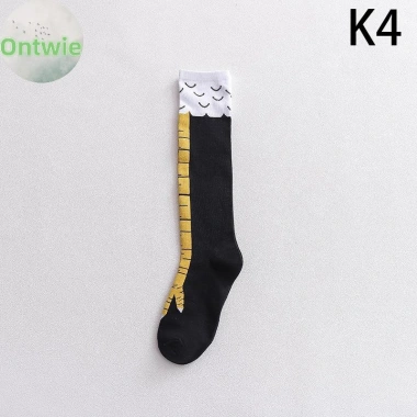 Tất chân cotton con gà ngộ nghĩnh họa tiết 3D trên đầu gối - Giá giảm 54.108₫ 10