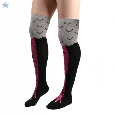 Tất chân gà cao đầu gối ngộ nghĩnh GJCUTE - Phong cách trẻ em & người lớn, giảm giá 56.268₫ 7