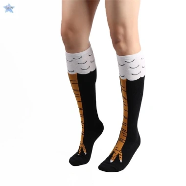 Tất chân gà cao đầu gối ngộ nghĩnh GJCUTE - Phong cách trẻ em & người lớn, giảm giá 56.268₫ 10