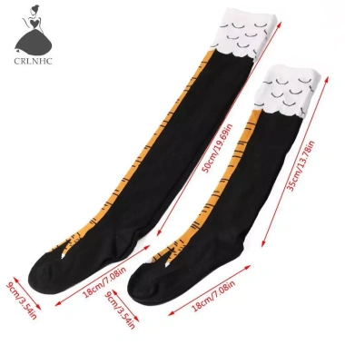 Tất chân gà cao đầu gối ngộ nghĩnh - Phù hợp hoạt động hàng ngày, giảm còn 54.432 VND