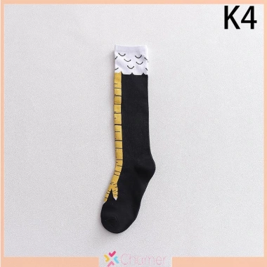 Tất chân nữ hình chân gà dài tới đầu gối 3D ngộ nghĩnh bông cotton mềm mại - Giá 45.252đ
