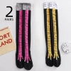 Tất chân nữ hình chân gà - Vớ thể thao dài 2 màu dễ thương, giảm cân, 1-2 đôi 2