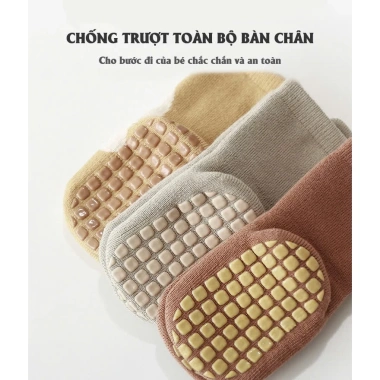 Tất chống trơn trượt cổ cao Nemo cho bé thu đông, lót bông dày, co giãn tốt, size 0‑5 tuổi – 35.000₫ 7 Tất chống trơn trượt cổ cao Nemo cho bé thu đông, lót bông dày, co giãn tốt, size 0‑5 tuổi – 35.000₫ 7