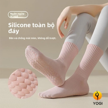 Tất Chống Trơn Trượt Yoga Pilates Đệm Ăn Mềm Thoáng Khí Giá 75.108₫ 2