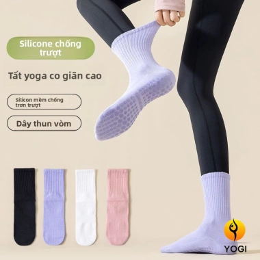 Tất Chống Trơn Trượt Yoga Pilates Đệm Ăn Mềm Thoáng Khí Giá 75.108₫ 4