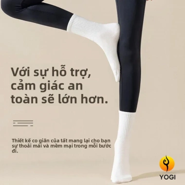 Tất Chống Trơn Trượt Yoga Pilates Đệm Ăn Mềm Thoáng Khí Giá 75.108₫ 5
