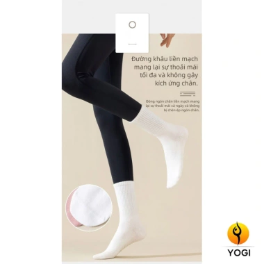 Tất Chống Trơn Trượt Yoga Pilates Đệm Ăn Mềm Thoáng Khí Giá 75.108₫ 6
