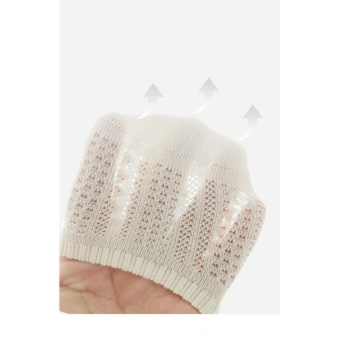 Tất chống trượt bé set 3 vải lưới cotton mùa hè thoáng mát, size 0-5 tuổi, giá 80.000đ