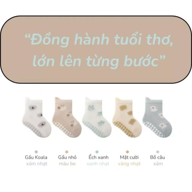Tất chống trượt Nemo Baby vải lưới mềm mại, an toàn, thoáng mát cho bé - 35.000₫ 3