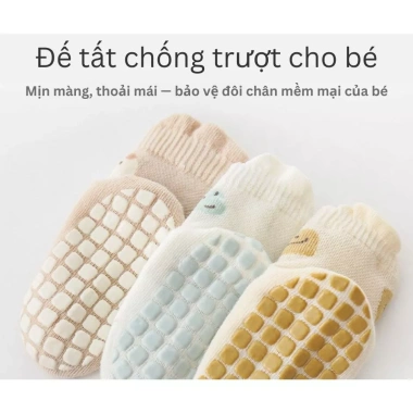 Tất chống trượt Nemo Baby vải lưới mềm mại, an toàn, thoáng mát cho bé - 35.000₫ 6