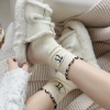 Tất Cổ Cao 5 Đôi Cotton Họa Tiết Nơ Chấm Bi - Siêu Co Giãn TA50, Giá 10.000đ 2
