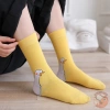Tất cổ cao họa tiết ngỗng cute màu vàng trắng phong cách Hàn Quốc, chỉ 22.900₫ 8