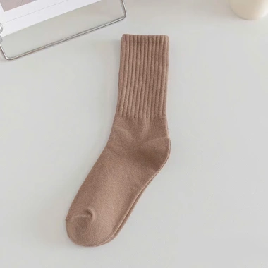 Tất cổ cao nam nữ trơn cotton co giãn thoáng khí MÃ TA43 – Giá chỉ 6.499₫