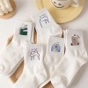 Tất cổ cao nữ cotton, set 5 đôi vớ hoạt hình dễ thương - Giá 46.000đ Cherry Shop 2