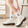 Tất cổ cao nữ cotton, set 5 đôi vớ hoạt hình dễ thương - Giá 46.000đ Cherry Shop 7