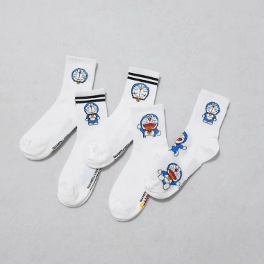 Tất cổ cao trắng nam nữ in hình Doraemon - Vớ cao phong cách, giảm giá 14.5k (giá gốc 18.56k)