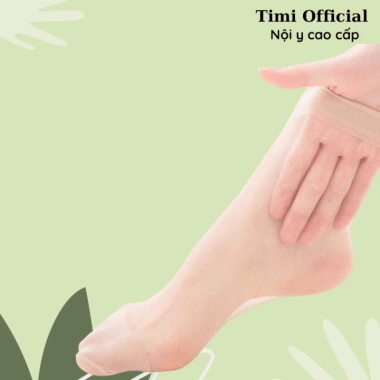 Tất da chân nữ siêu dai mỏng Timi M01 - Vớ cổ ngắn, giá 4.500đ giảm từ 5.400đ
