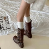 Tất dài bó sát LINGELLF cotton nguyên chất giữ ấm tới đầu gối 57.348₫ 5