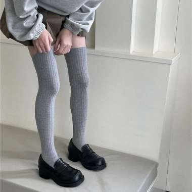 Tất dài bó sát LINGELLF cotton nguyên chất giữ ấm tới đầu gối 57.348₫ 8