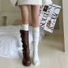Tất dài bó sát LINGELLF cotton nguyên chất giữ ấm tới đầu gối 57.348₫ 10
