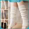 Tất Dệt Kim Dày 1 Đôi Giữ Ấm Chống Trượt Phong Cách Lolita Nhật Bản - Màu Trơn