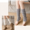 Tất Dệt Kim Dày 1 Đôi Giữ Ấm Chống Trượt Phong Cách Lolita Nhật Bản - Màu Trơn 7